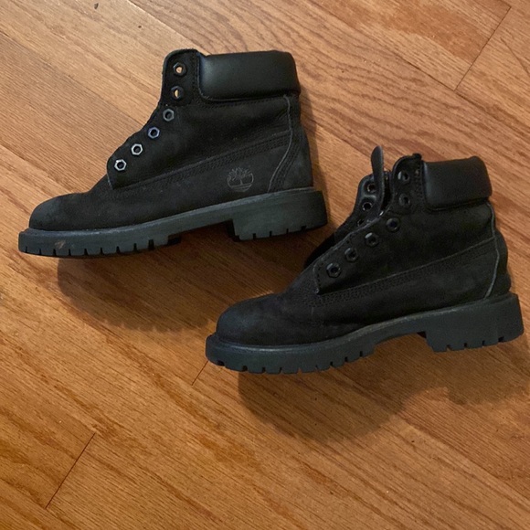 Timberland black suede construction boots - Picture 2 of 6